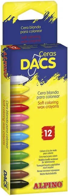 Ceras Dacs 12 colores