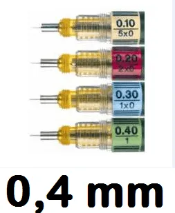 Recambio Puntera FABER Castell 0,40 Mm