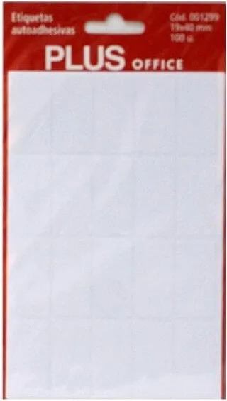 ETIQUETAS MAKRO 19X40 / SOBRE 5H