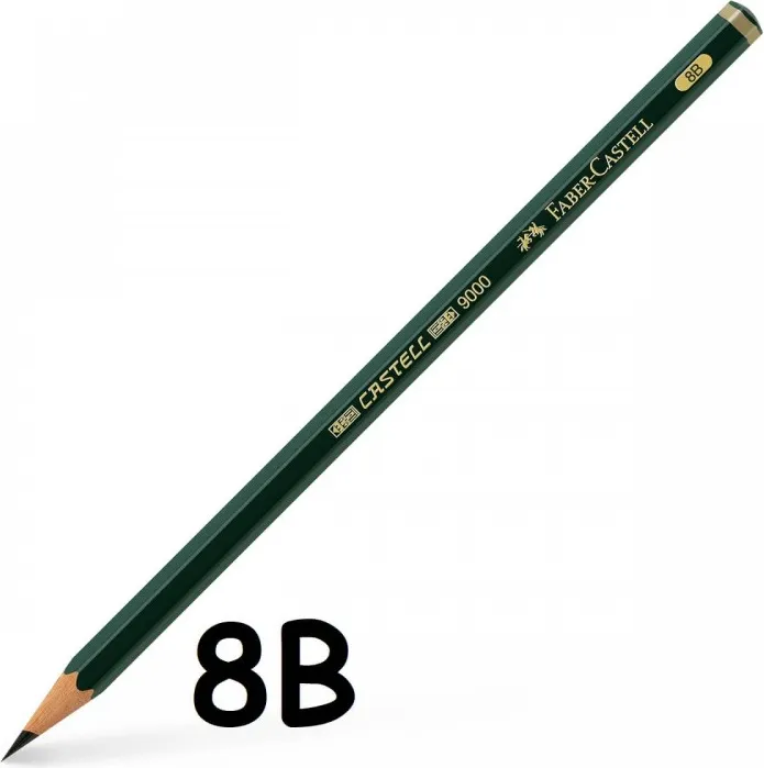 Lapiz FABER Castell 9000- 8B
