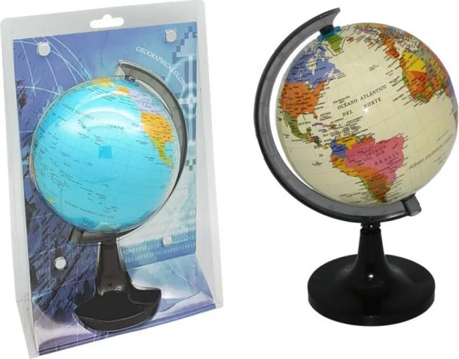 ESFERA TERRESTRE MEDIANA 15CM