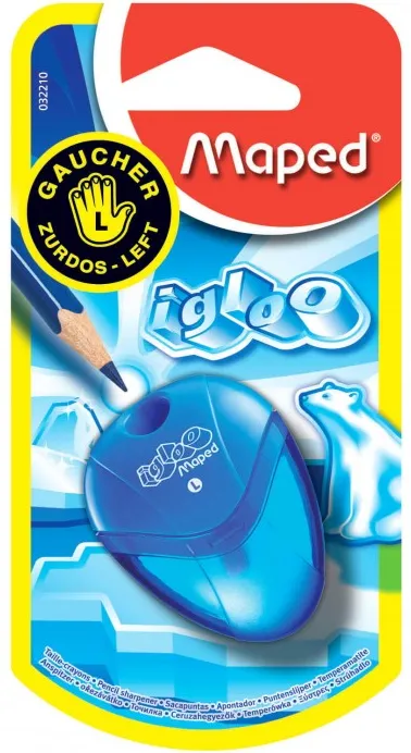 SACAPUNTAS MAPED IGLOO ZURDOS