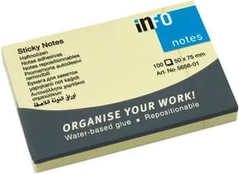 NOTAS ADHESIVAS INFO 50X75