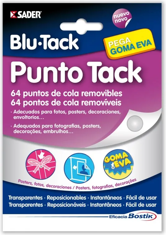 MASILLA BOSTIK BLU-TACK PUNTO TACK