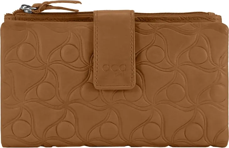 BILLETERO CON MONEDERO PIEL VENUS 34 CAMEL