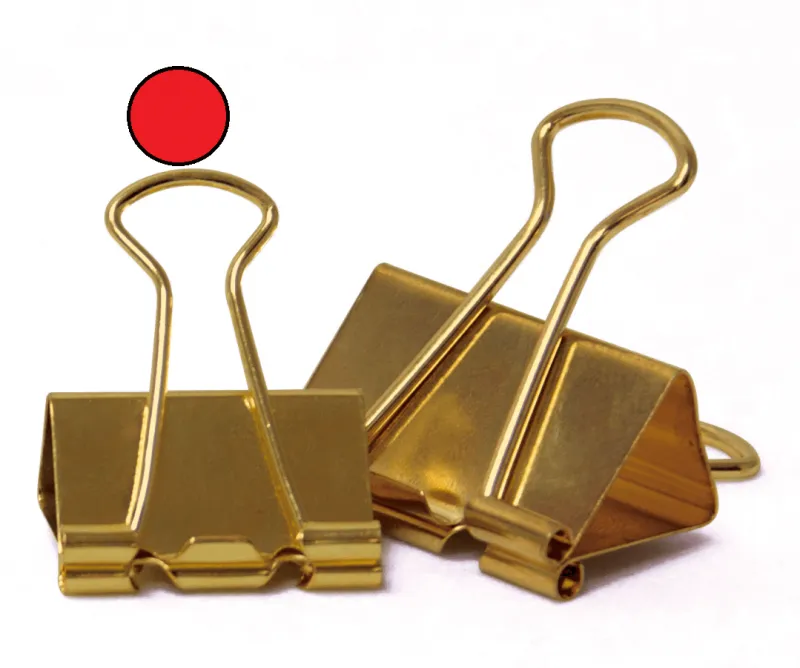 PINZA REVERSIBLE 25 MM DORADA