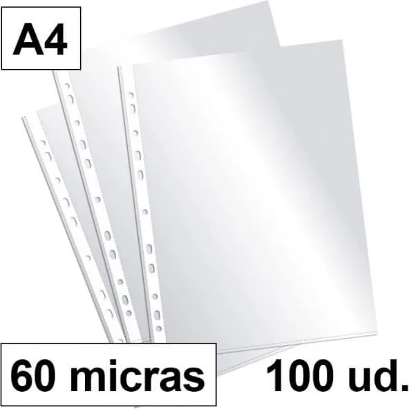 FUNDA MULTITALADRO PLUS OFFICE A4 60M