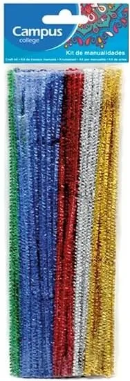 SET MANUALIDADES CAMPUS CHENILLA GLITTER