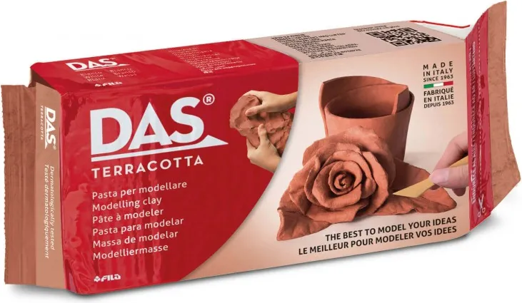 PASTA MODELAR DAS TERRACOTA 1KG