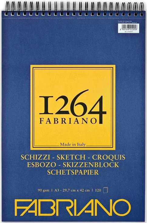 Bloc Fabriano 1264 Croquis A3 90GR.120H