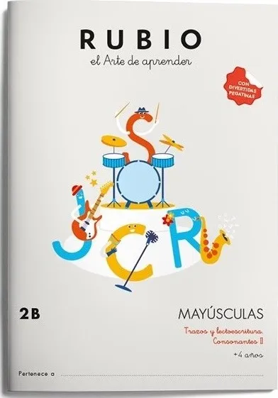 Cuaderno Rubio Mayúsculas 2B