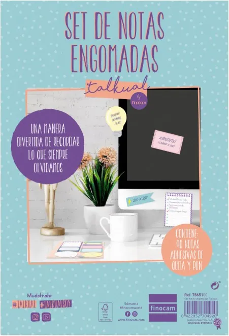 SET NOTAS ENGOMADAS FINOCAM TALKUAL