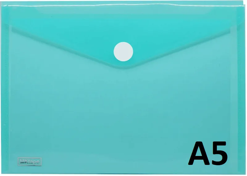 Sobre Velcro Pp A5 (17X24) Verde Pastel