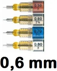 Recambio Puntera FABER Castell 0,60 Mm