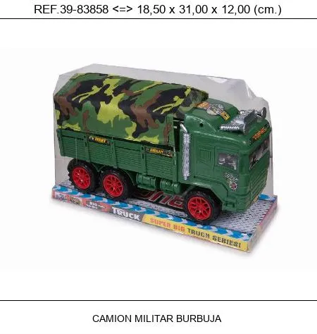 CAMION MILITAR BURBUJA