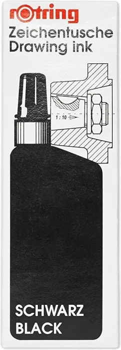 Bidón Tinta China Rotring Negro