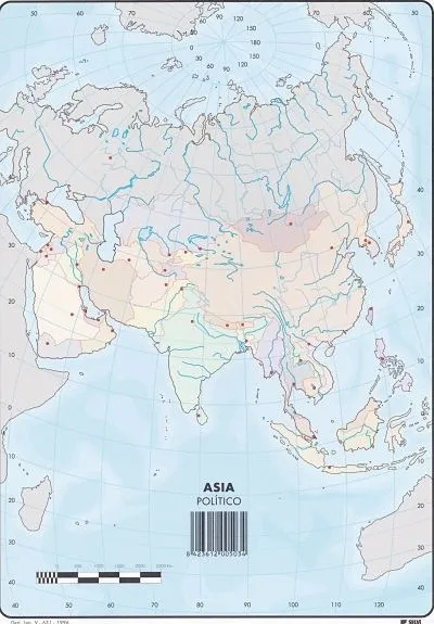 Mapas Asia Político