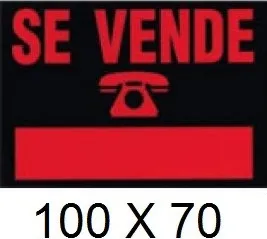 CARTEL SE VENDE 100 X 70