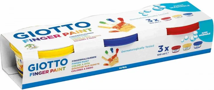 PINTURA DEDO GIOTTO 100ML 3 COLORES