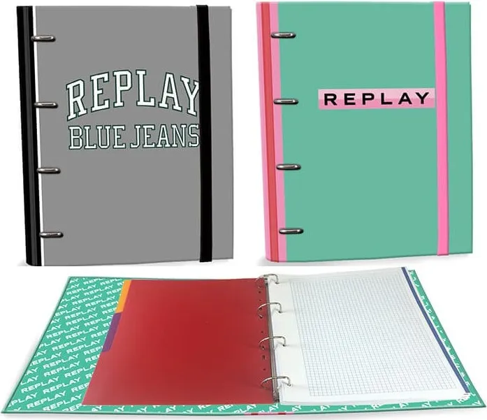 CARPEBLOCK A4 120H.  REPLAY GRIS