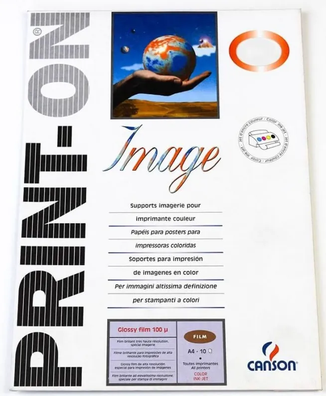 PAPEL FOTOGRÁFICO A4 POLIESTER GLOSSY 10H