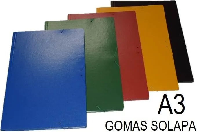 CARPETA CARTÓN A3 SOLAPA BRILLO