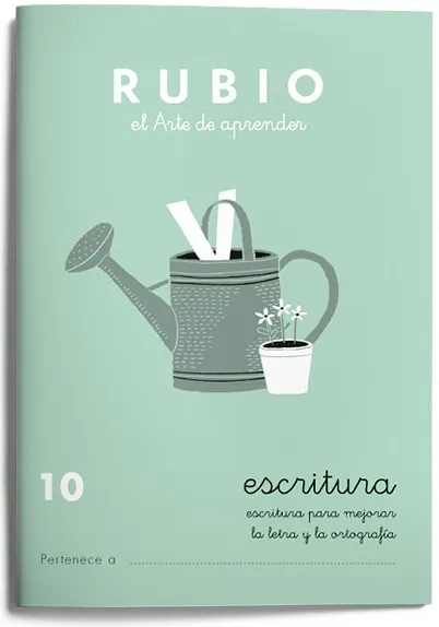 CUADERNO RUBIO ESCRITURA 10