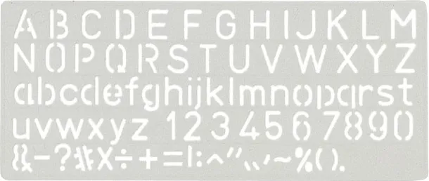 Normógrafo Campus University  20mm.