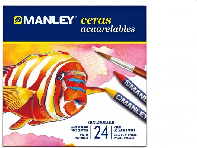 Ceras Acuarelables 24 colores