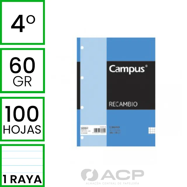 RECAMBIO CAMPUS CUARTO 100H HORIZONTAL