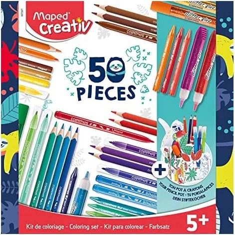 SET PARA COLOREAR 50 PIEZAS