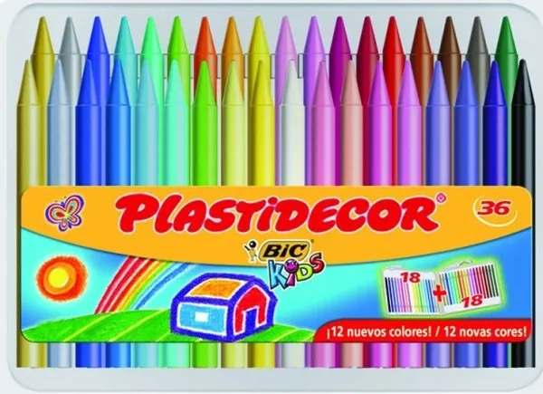 Ceras Plastidecor 36 colores