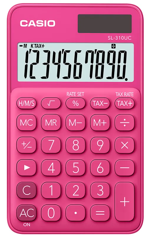 CALCULADORA CASIO SL310 FUCSIA