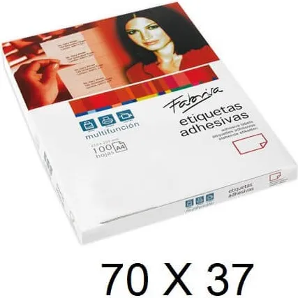 ETIQUETA FABRISA A4 70X37