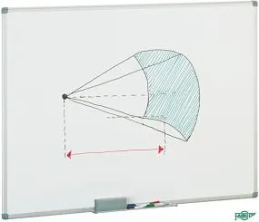 Pizarra Blanca marco aluminio 100X150cm