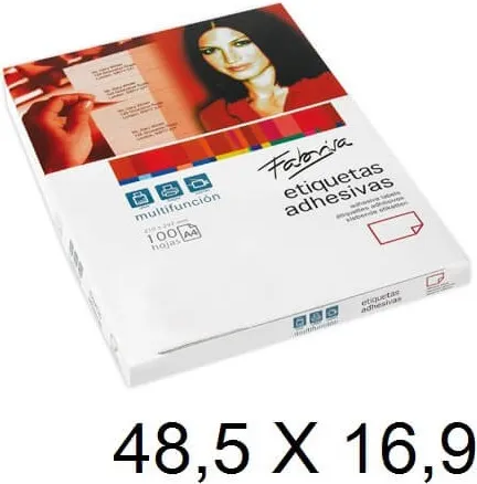 Etiqueta Fabrisa A4 48,5X16,9