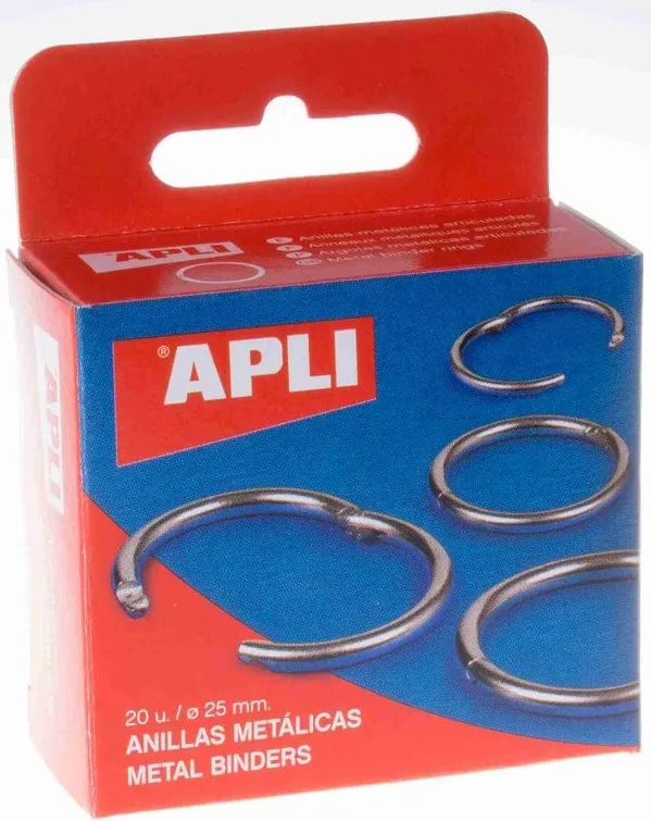 Anillas Metalicas Nº2 25 Mm 20 Unidades