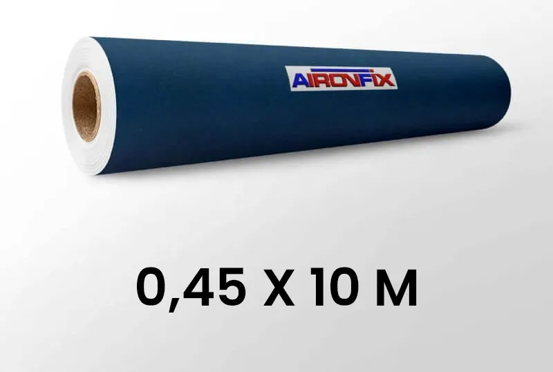 Rollo Terciopelo Aironfix Azul 0,45X10M