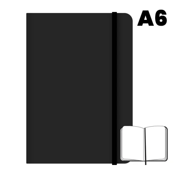 LIBRETA CAMPUS A6  96H 75G LISO NEGRO