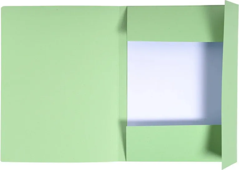 SUBCARPETA EXACOMPTA A4 3SOLAPA VERDE