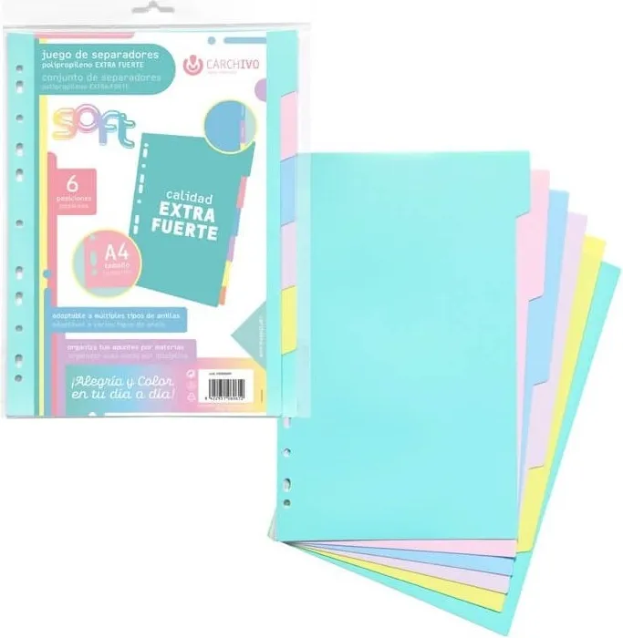 SEPARADOR EXTRA FUERTE SOFT 6 POSICIONES