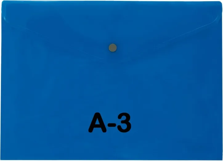 SOBRE BROCHE PP A3 AZUL