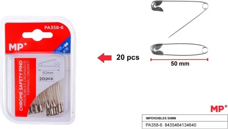 IMPERDIBLES 50MM  (20 unidades)