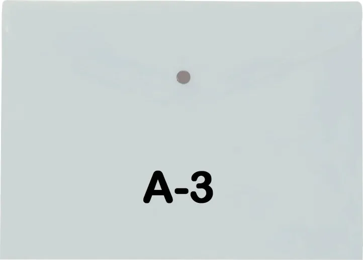 SOBRE BROCHE PP A3 TRANSPARENTE