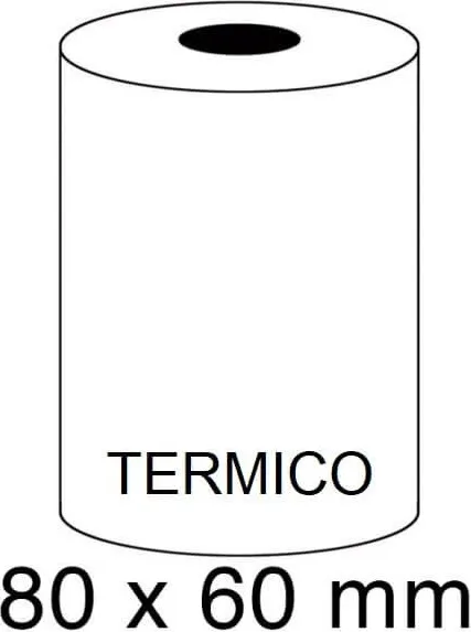 ROLLOS TERMICOS 80X60MM