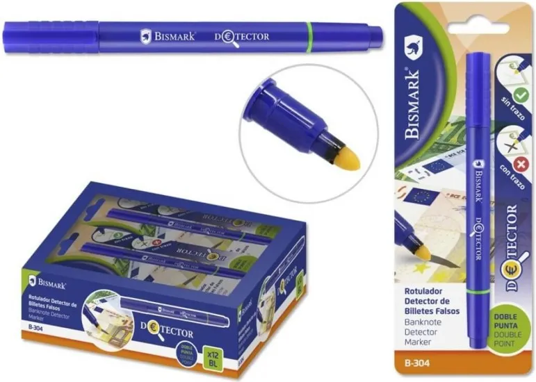 ROTULADOR DETECTOR BILLETES FALSOS