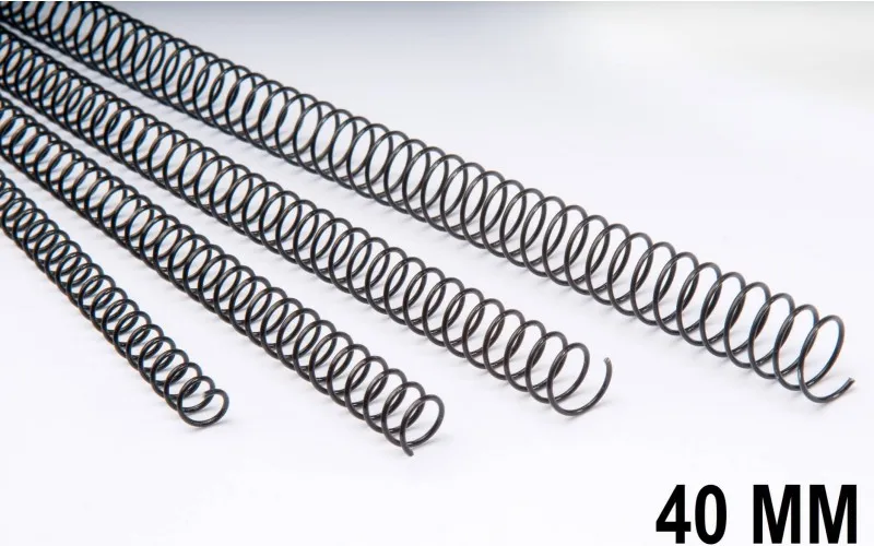 Espiral Metálico  Dhp Negro 40MM