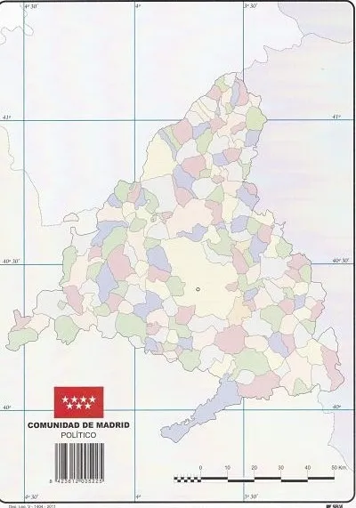 Mapas Comunidad de Madrid Político