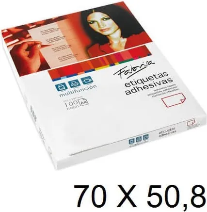 Etiqueta Fabrisa A4 70X50,8