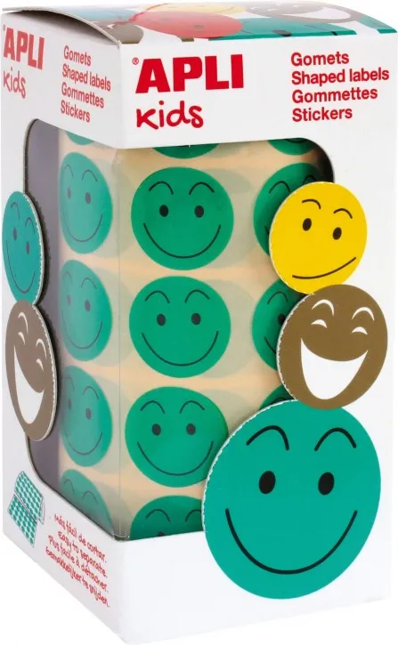 GOMET ROLLO CARAS SMILE VERDES